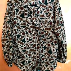Vintage 80s Jones New York Blouse.